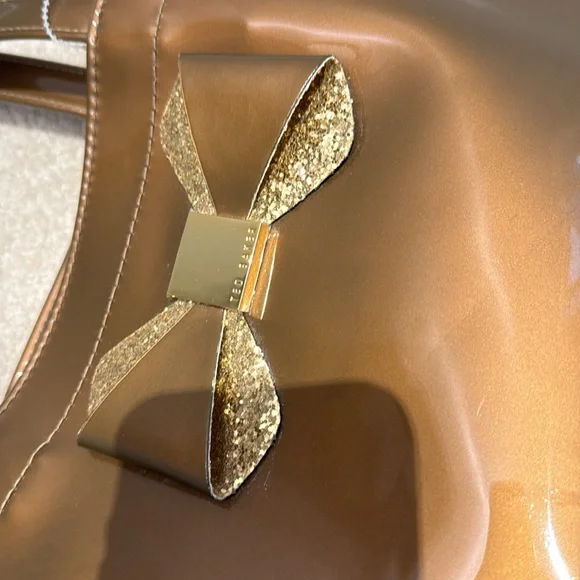 Ted baker brown gold shoulder bag - Picture 4 of 7